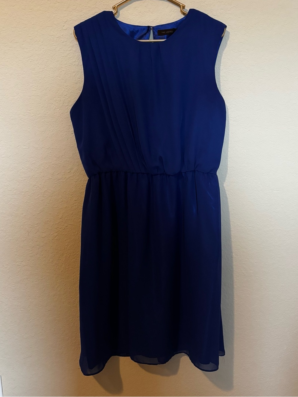 The Limited Womens Royal Blue Sleeveless Party Dress Size Large